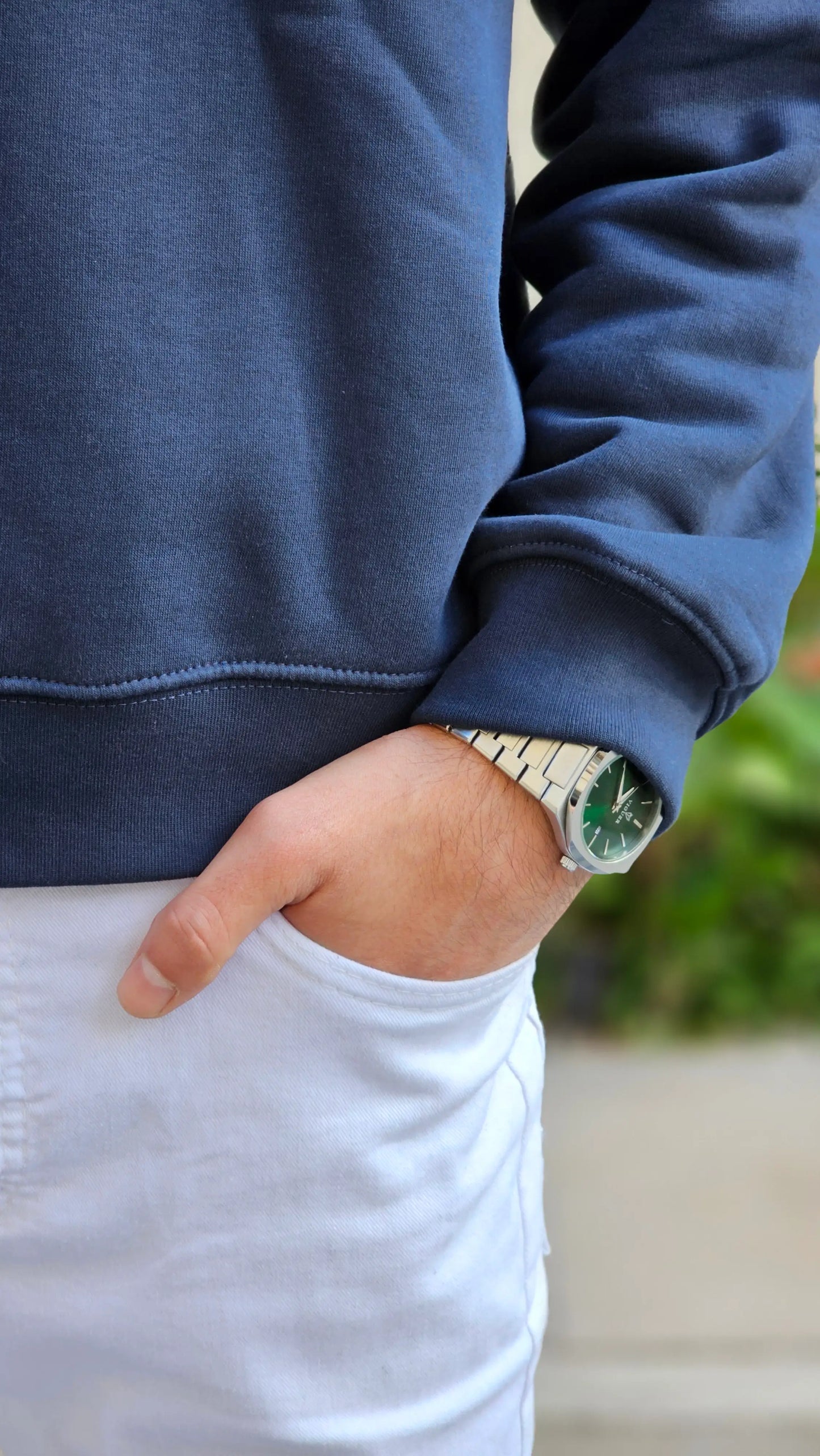 Quarter - Zipper Hoodie (Navy)