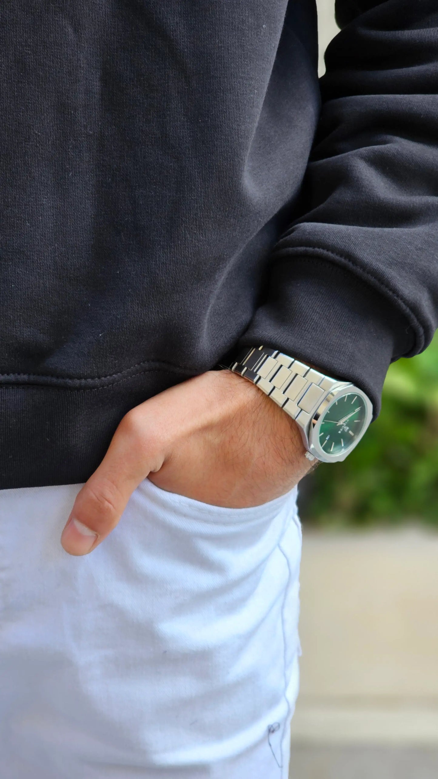 Quarter - Zipper Hoodie (Black)