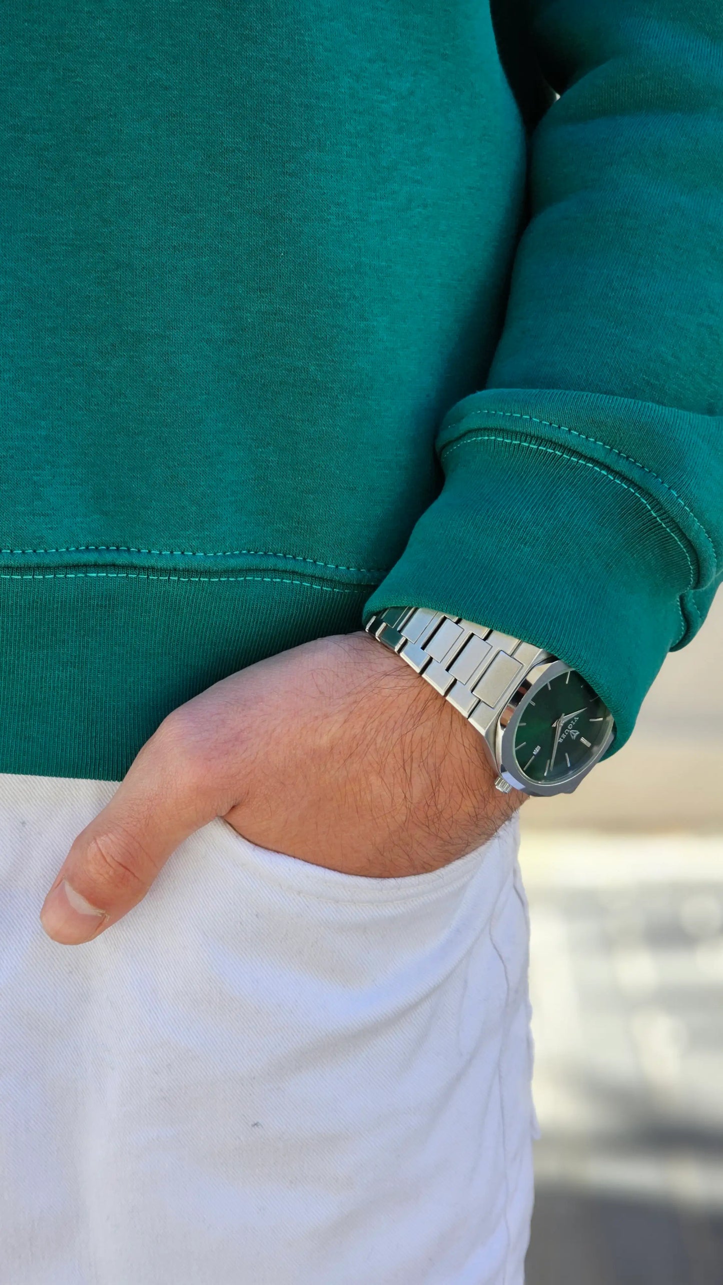 Quarter - Zipper Hoodie (Olive)