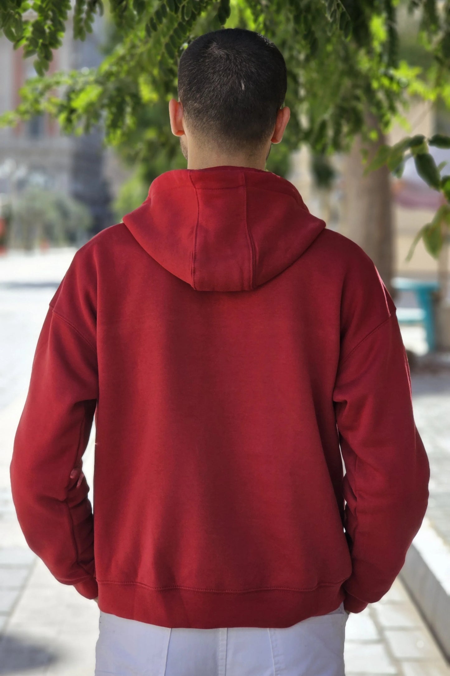 Quarter - Zipper Hoodie (Burgundy)